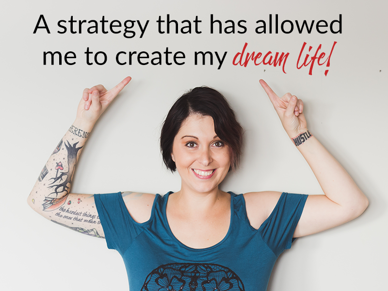 A strategy that has allowed me to create my dream life!