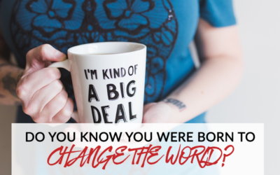 Do you KNOW you were born to change the world?