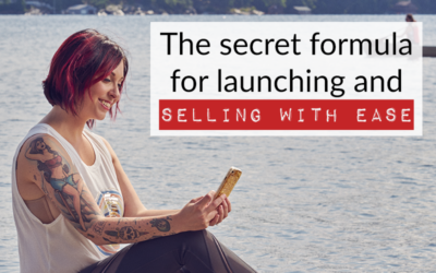 The secret formula for launching and selling with ease, bringing in $10,000 and UP with your launches..